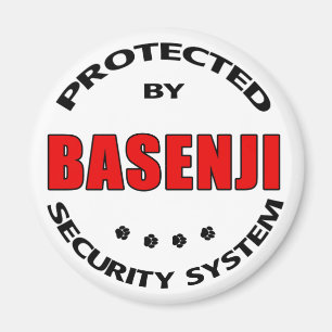 Basenji Dog Security Magnet