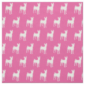 Basenji Dog Silhouette Pet Pink Stoff (Muster)
