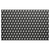 Basenji Dog Silhouette Pet Stoff (Fat Quarter (45,7 x 55,9 cm))