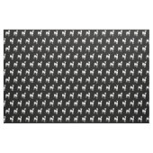 Basenji Dog Silhouette Pet Stoff (Fat Quarter (45,7 x 55,9 cm))
