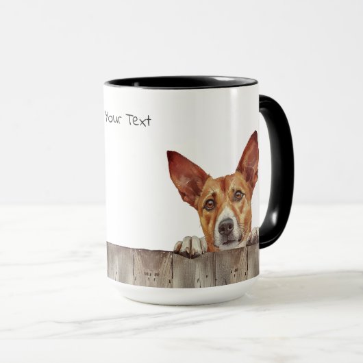 Basenji Dog Tasse (VorderseiteRechts)