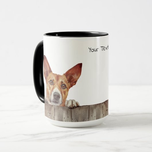 Basenji Dog Tasse (Vorderseite Links)