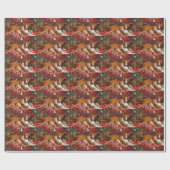 Basenji Dog Weihnachtsfest Geschenkpapier (Flach)