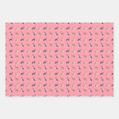 Basenji Dogs Floral Geschenkpapier Set (Vorderseite 2)