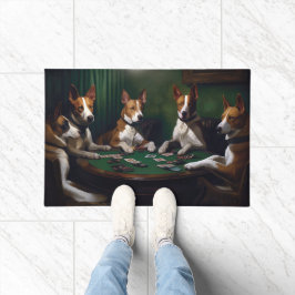 Basenji Dogs Poker Art Fußmatte