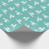 Basenji Doppy Welpe Geschenkpapier (Ecke)