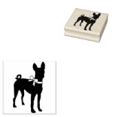 Basenji Doppy Welpe Gummistempel (Stempel)