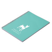 Basenji Doppy Welpe Notizblock (Linke Seite)