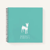 Basenji Doppy Welpe Notizblock (Vorderseite)