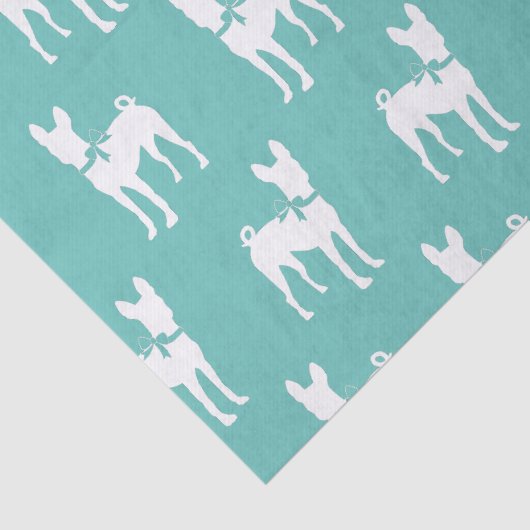 Basenji Doppy Welpe Seidenpapier (Detail)