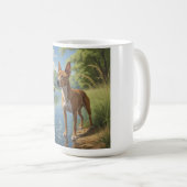 Basenji Elegant Coffee Tasse (VorderseiteRechts)
