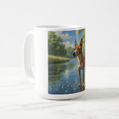Basenji Elegant Coffee Tasse (Vorderseite Links)
