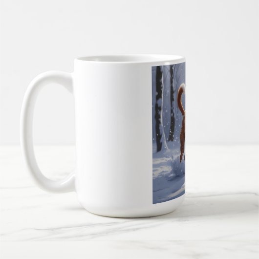 Basenji Elegant Coffee Tasse (Links)