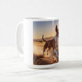 Basenji Elegant Coffee Tasse (Vorderseite Links)