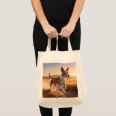 Basenji Elegant Lebensmittelgeschäft Tote Bag Tragetasche (Vorderseite (Produkt))