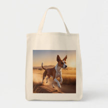 Basenji Elegant Lebensmittelgeschäft Tote Bag