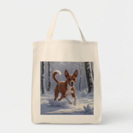 Basenji Elegant Lebensmittelgeschäft Tote Bag Tragetasche