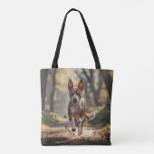 Basenji Elegant Tote Bag Tasche (Rückseite)