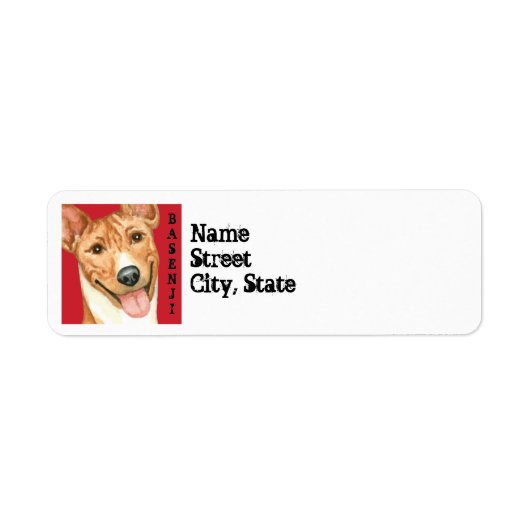 Basenji-Farbblock (Vorne)