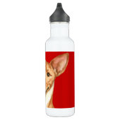 Basenji-Farbblock Edelstahlflasche (Rechts)