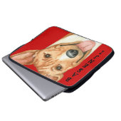 Basenji-Farbblock Laptopschutzhülle (Vorne Knopf)