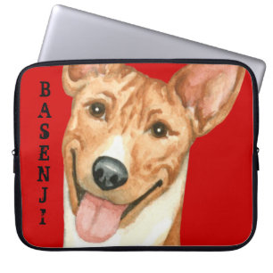 Basenji-Farbblock Laptopschutzhülle