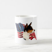 Basenji-Flagge Kaffeetasse (Mittel)