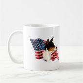 Basenji-Flagge Kaffeetasse (Links)