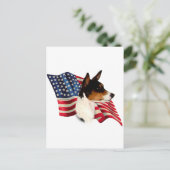 Basenji-Flagge Postkarte (Stehend Vorderseite)