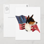 Basenji-Flagge Postkarte (Vorne/Hinten)
