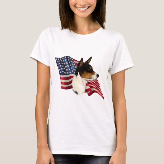 Basenji-Flagge T-Shirt (Vorderseite)