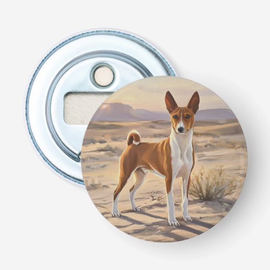 Basenji Flaschenöffner (Vorderseite)