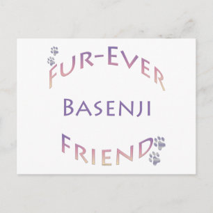 Basenji Furever Postkarte