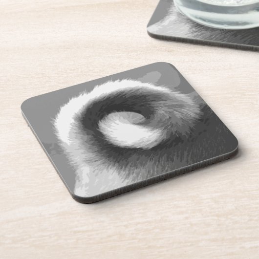 Basenji Getränkeuntersetzer (Linke Seite)