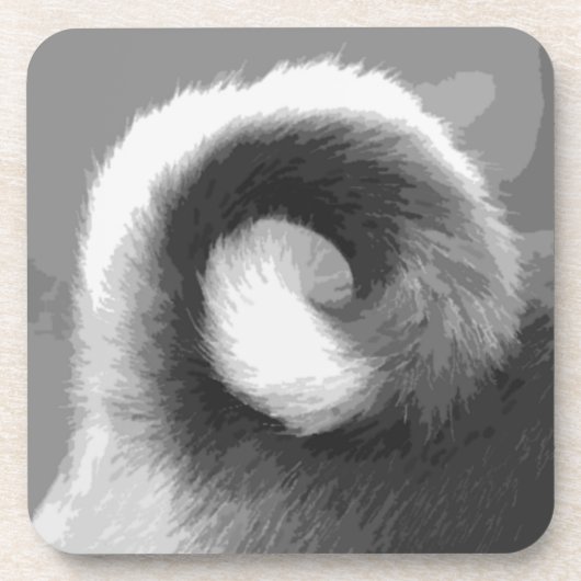 Basenji Getränkeuntersetzer (Vorderseite)