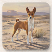 Basenji Getränkeuntersetzer (Vorderseite)