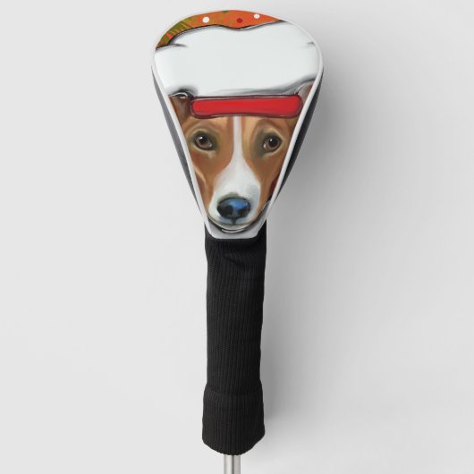 BASENJI GOLF HEADCOVER (Vorderseite)