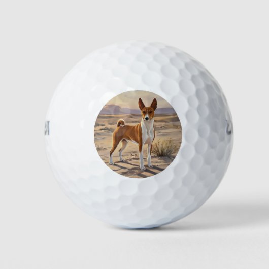 Basenji Golfball (Vorderseite)