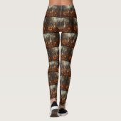 Basenji Halloween Night Doggy Delight Leggings (Rückseite)