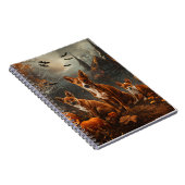 Basenji Halloween Night Doggy Delight Notizblock (Rechte Seite)