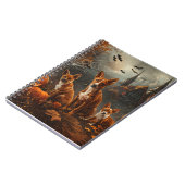 Basenji Halloween Night Doggy Delight Notizblock (Linke Seite)