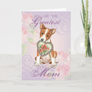 Basenji Heart Mama Karte