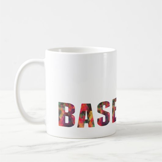 Basenji Hound Hund farbenfrohe grafische Multi-Tas Kaffeetasse (Links)
