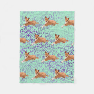 Basenji-Hund  Fleecedecke