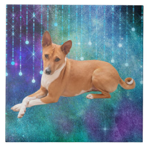 Basenji-Hund Fliese