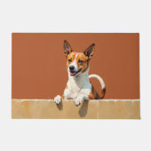 Basenji Hund Fußmatte Kunst (Vorderseite)