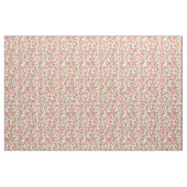 Basenji-Hund Vintage Blumen rosa Stoff (Fat Quarter (45,7 x 55,9 cm))