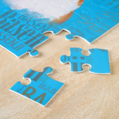 Basenji Hunde mit Wortwolke Muster Puzzle (Seite)