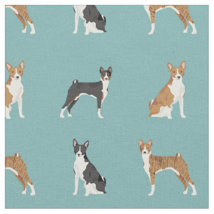 Basenji-Hunde Stoff