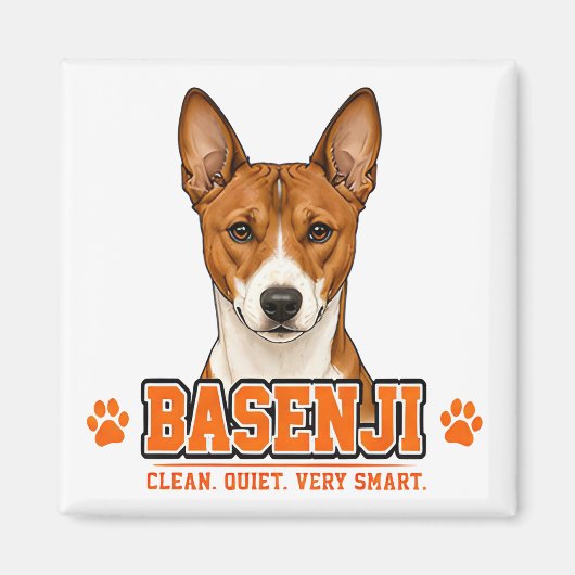 🐾 Basenji-Hundefan-Geschenk🐾 Magnet (Vorne)